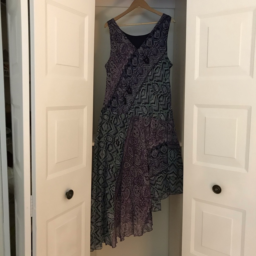Multi Colored Low High Dress